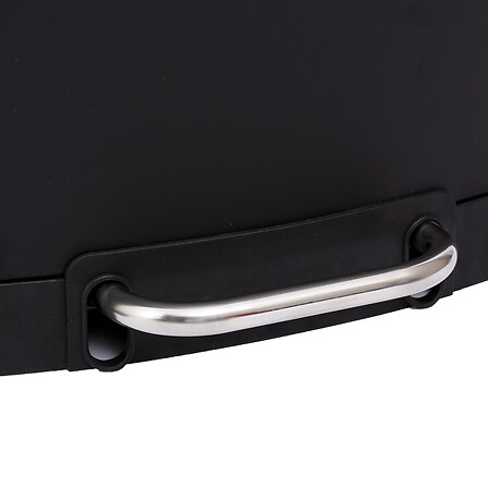 POUBELLE À PÉDALE DE 30L NOIRE - ARIANE