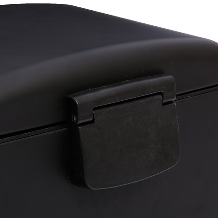 POUBELLE À PÉDALE DE 30L NOIRE - ARIANE