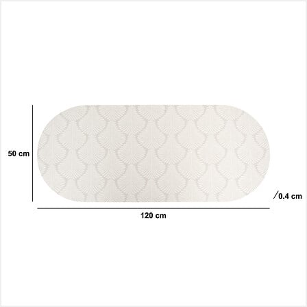 TAPIS DIATOMITE ROND - 50X120CM - 