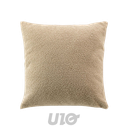 COUSSIN DEHOUSSABLE COMPRESSE 45 x 45 CM BOUCLETTE UNIE WOOLY BEIGE