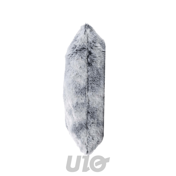 COUSSIN DEHOUSSABLE COMPRESSE 45 x 45 CM IMITATION FOURRURE ANTARTIC GRIS
