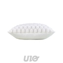 COUSSIN DEHOUSSABLE COMPRESSE 45x45 CM IMITATION FOURRURE/VELOURS FROSTY NATUREL