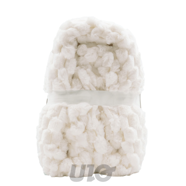 PLAID 220 x 240 CM IMITATION FOURRURE/SHERPA FROSTY NATUREL