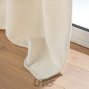 RIDEAU A OEILLETS 140 x 240 CM BOUCLETTE UNIE WOOLY NATUREL
