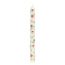 2 BOUGIES BÂTON IMPRIMÉES PÈRE NOËL - 140G