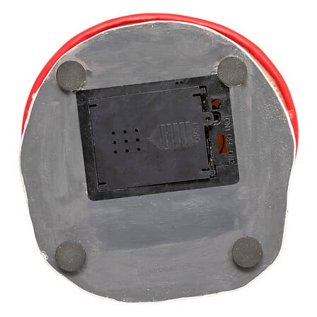 VILLAGE DE NOËL - MAISON CHAMPIGNON MUSICALE ET LUMINEUSE - 12 LEDS - AVEC MOUVEMENT - À 3 PILES AA INCLUSES