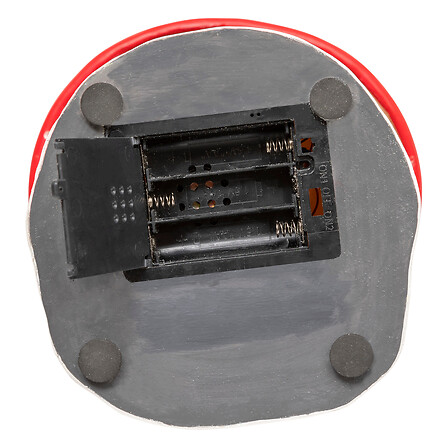 VILLAGE DE NOËL - MAISON CHAMPIGNON MUSICALE ET LUMINEUSE - 12 LEDS - AVEC MOUVEMENT - À 3 PILES AA INCLUSES