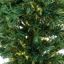 ARCHE EN BRANCHES DE SAPIN - LUMINEUSE - 136 LEDS - H240CM - BLANC CHAUD