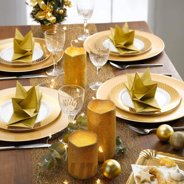 SET DE 3 PLATEAUX RECTANGLE 29*39CM OR