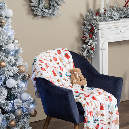 PLAID FLAN GINGY 130X180CM