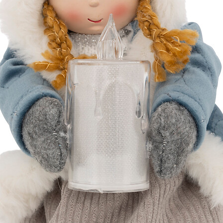 FILLETTE BLEU ASSIS LED 41CM