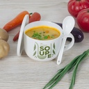 BOL À SOUPE AVEC COUVERCLE 55CL