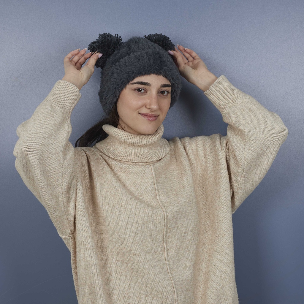 BONNET DUVETEUX OURSON KAWAII A2