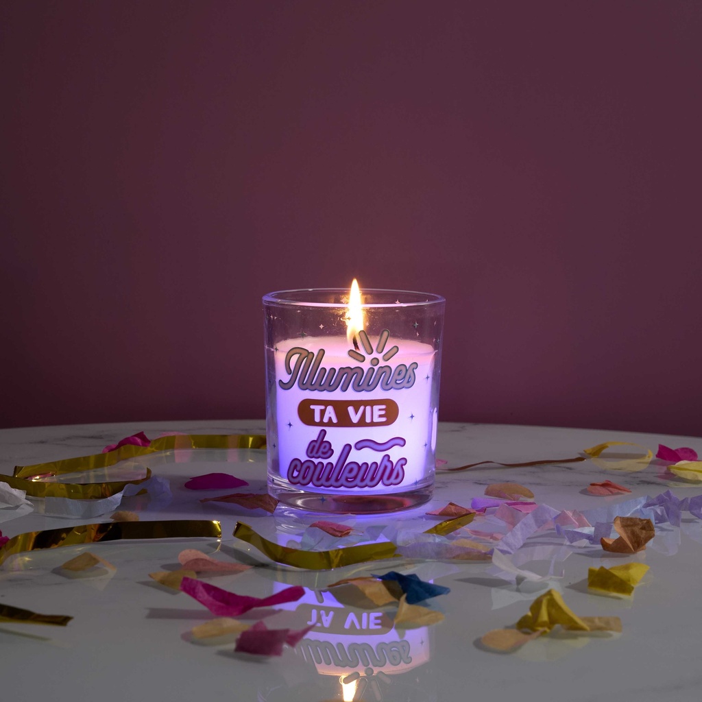 BOUGIE PARFUMEE COLOR CHANGE