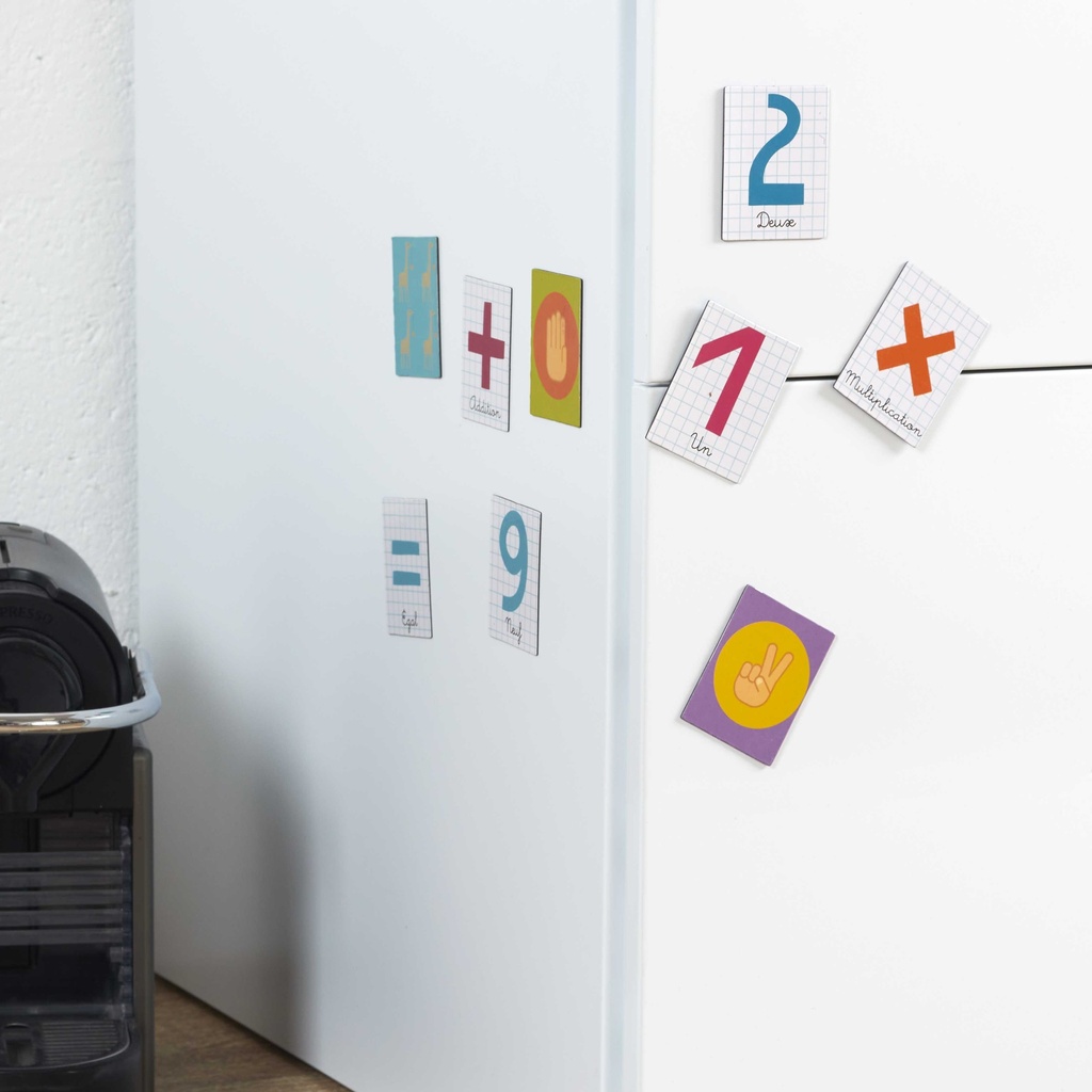CARTE ÉDUCATIVE AIMANTÉE X40