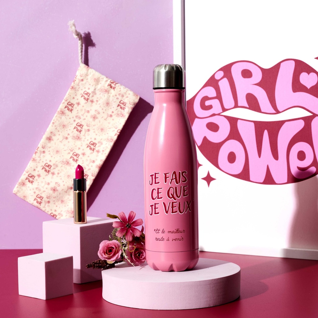 COFFRET BOUTEILLE ISOTHERME 50CL CO GRL PWR