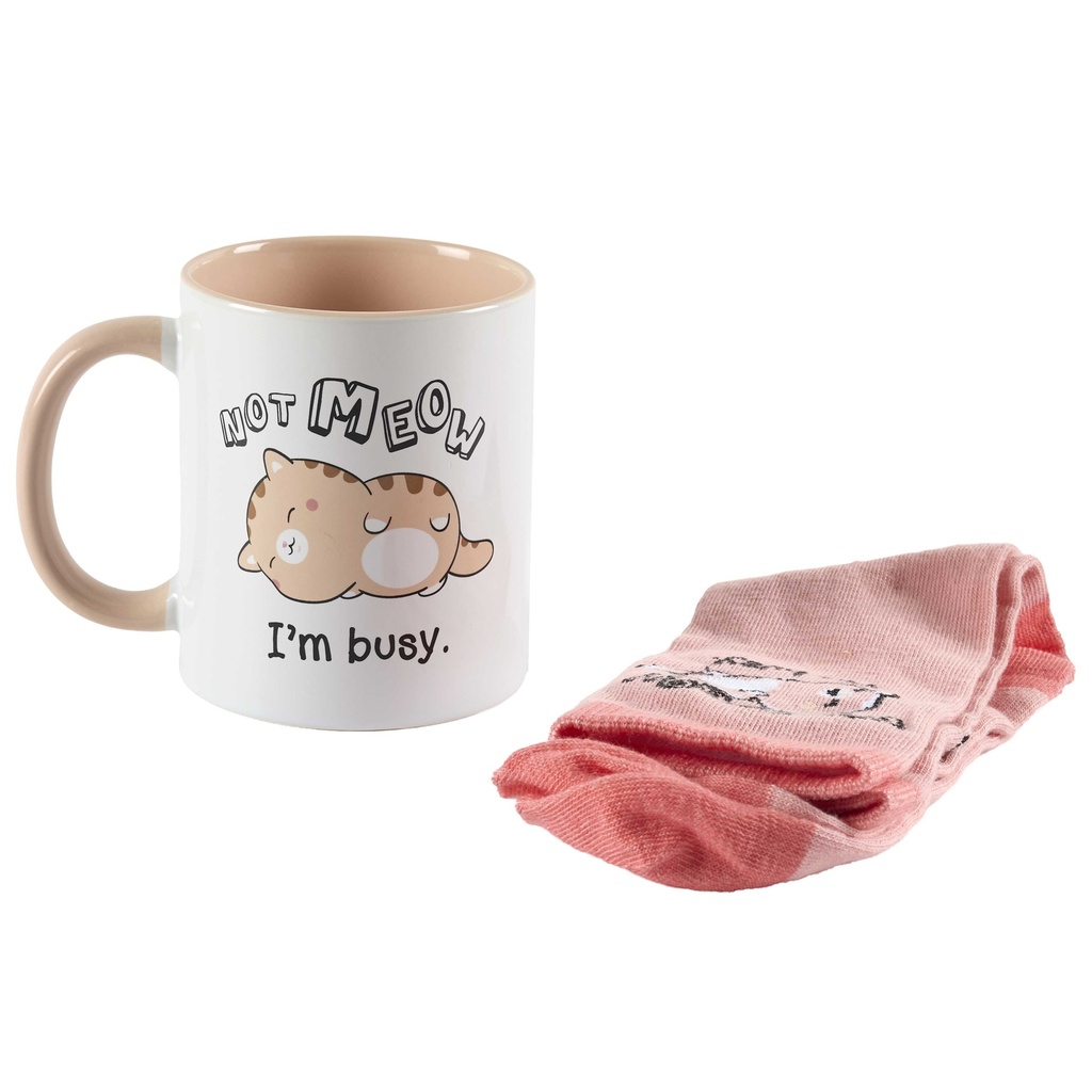 COFFRET MUG ET CHAUSSETTES KAWAII