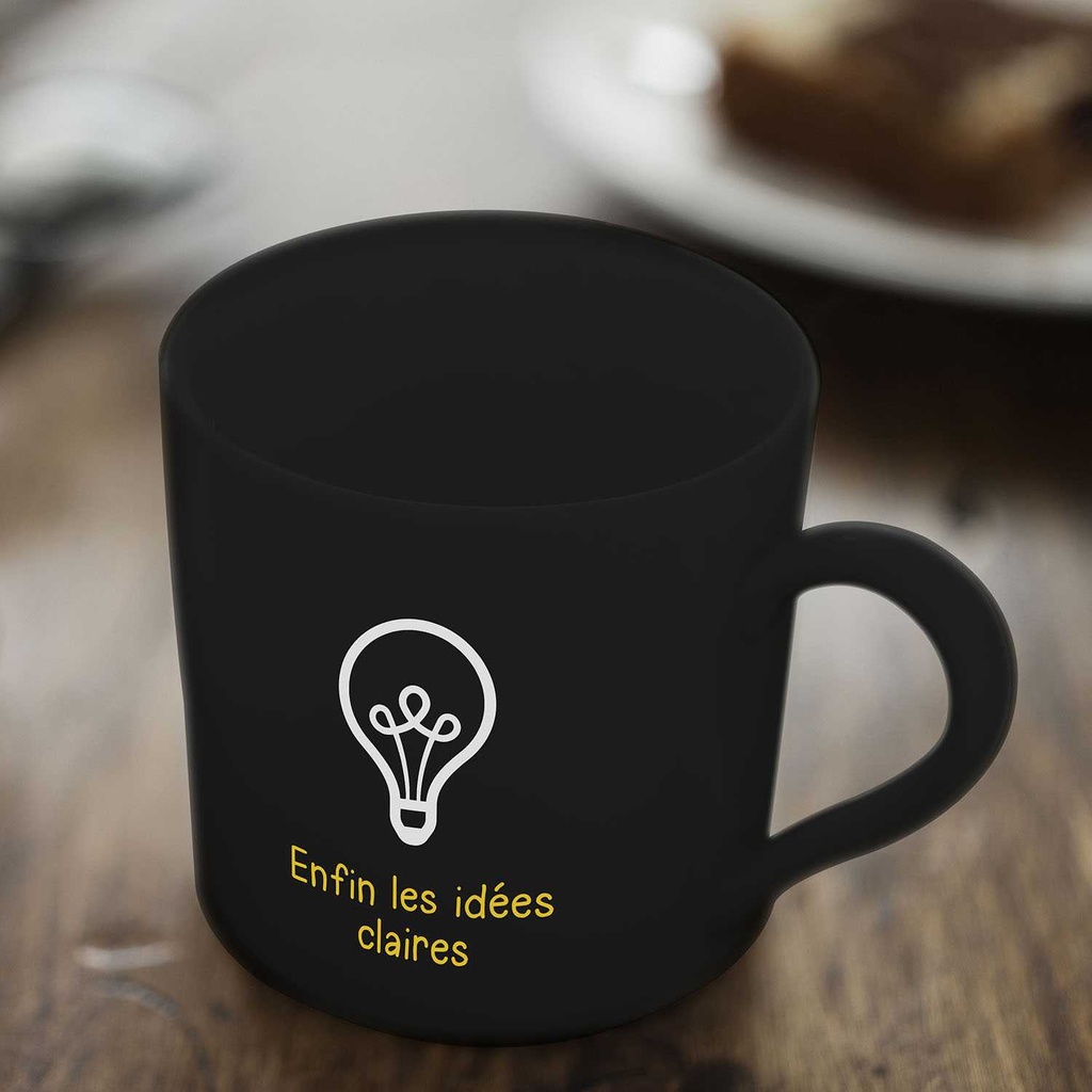 MUG THERMOREACTIF NOIR 30CL