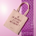 TOTE BAG GAZE DE COTON CO GRL PWR 36.5X42CM