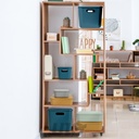 BOITE AVEC COUVERCLE PLASTIQUE 10,5L 35.5*25.5*H.16CM GRIS