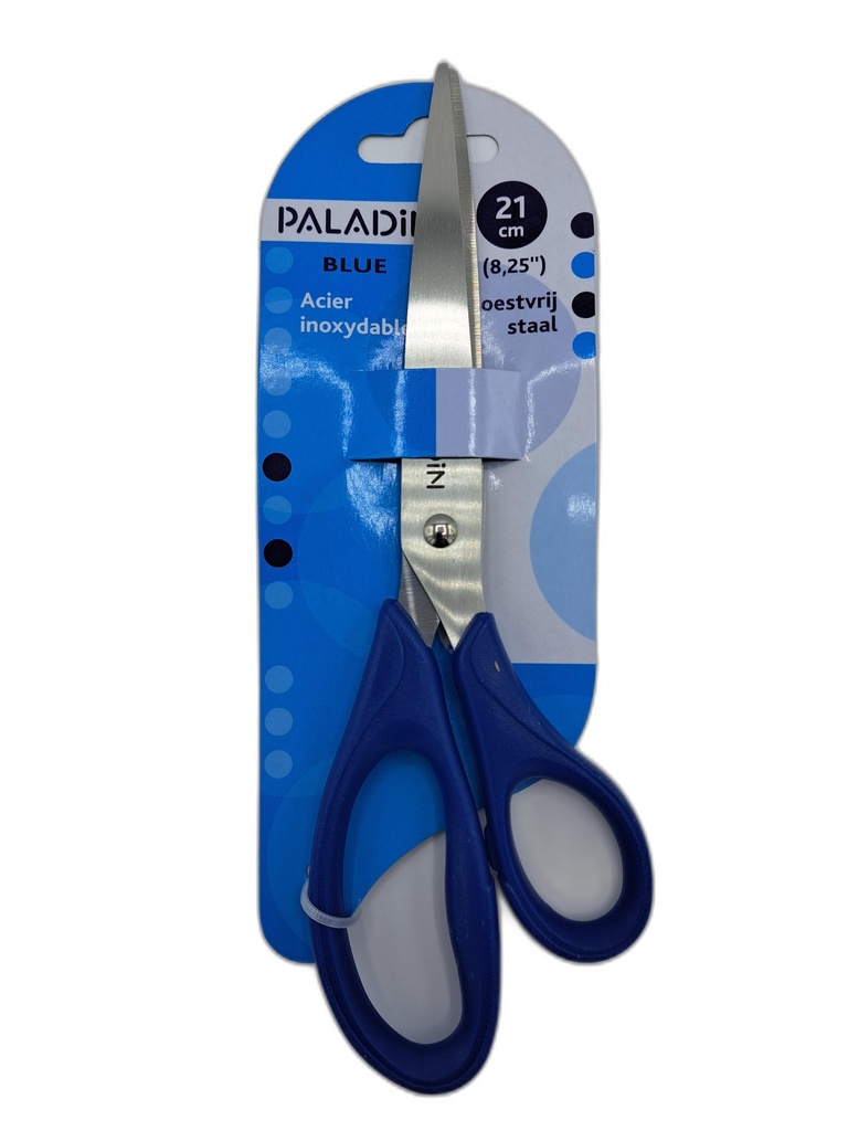 CISEAUX PALADIN BLUE - INOX - 21CM