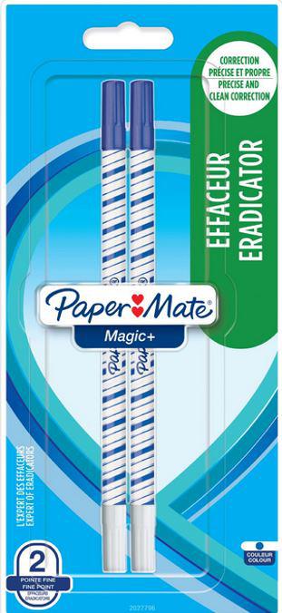 2 EFFACEURS PAPER-MATE