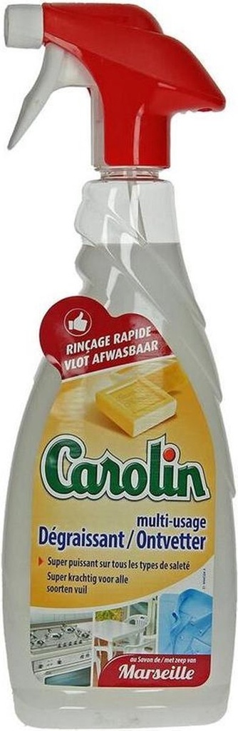 Carolin Spray 650ml Degraissant Marseille Nl.Fr.