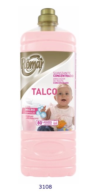 Romar Adoucissant Conc 2L 100D Talc Nl.Fr.
