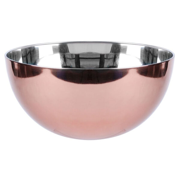 INOX "ROSE GOLD" SALADIER DIAM 19CM