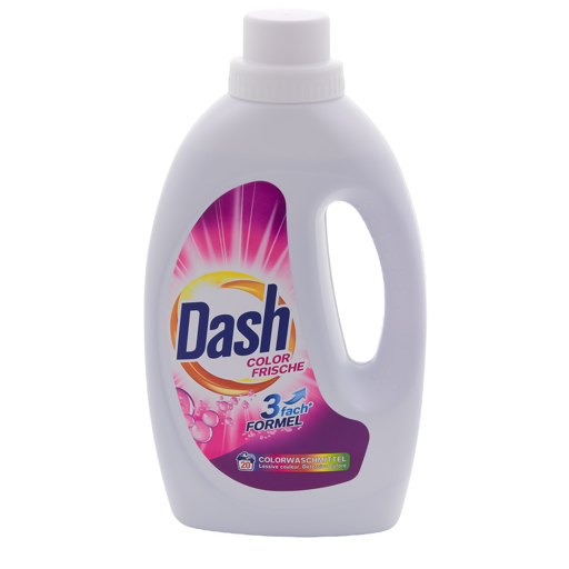 Dash lessive liquide 1,1L/20sc couleur vive