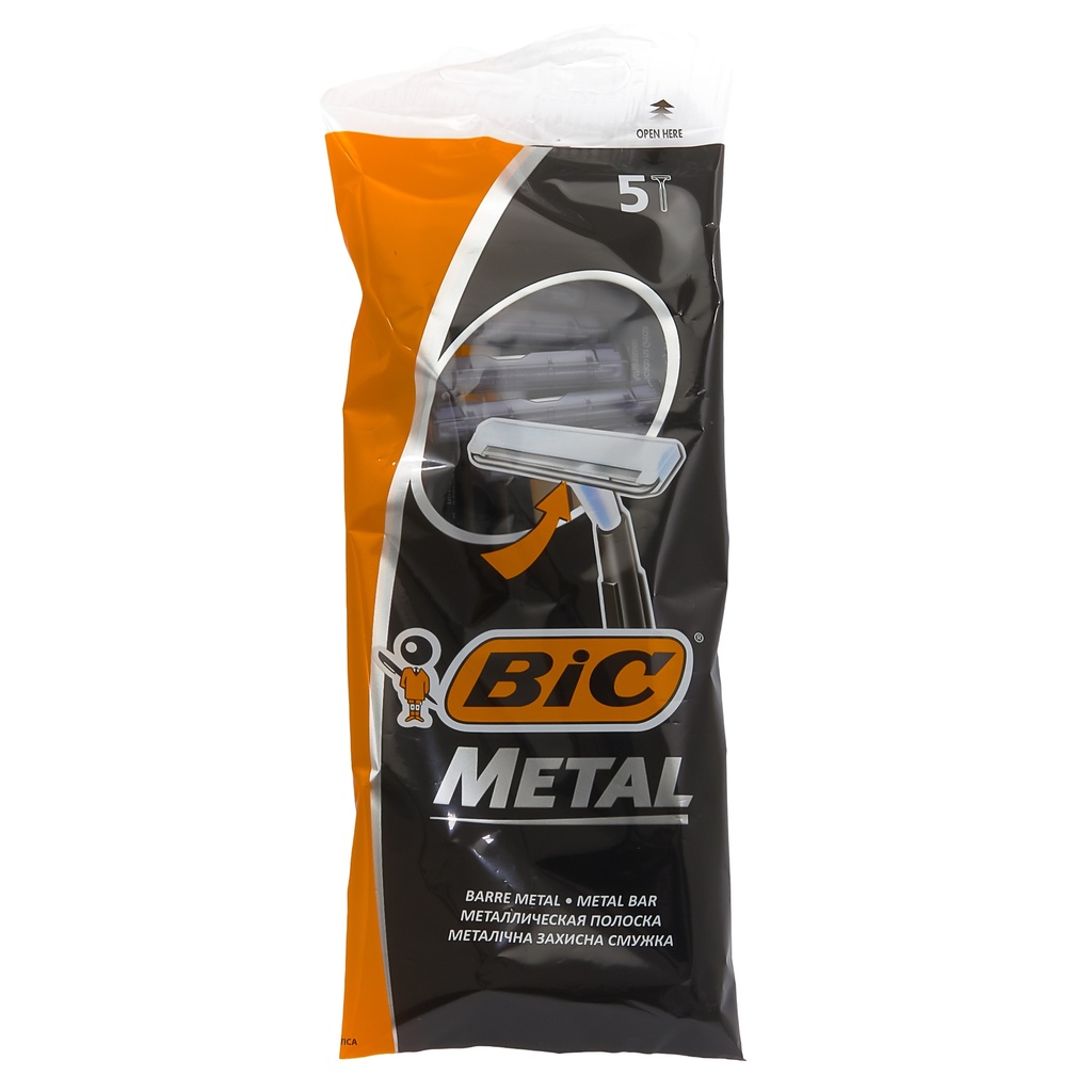 Bic rasoir 5pcs Metal