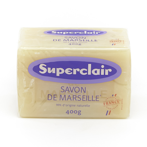 Superclair savon de Marseille 400gr glycerine