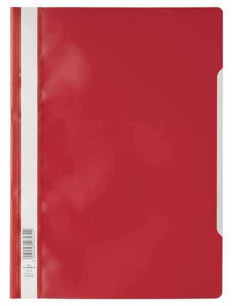 FARDE DEVIS A4 DURABLE ROUGE