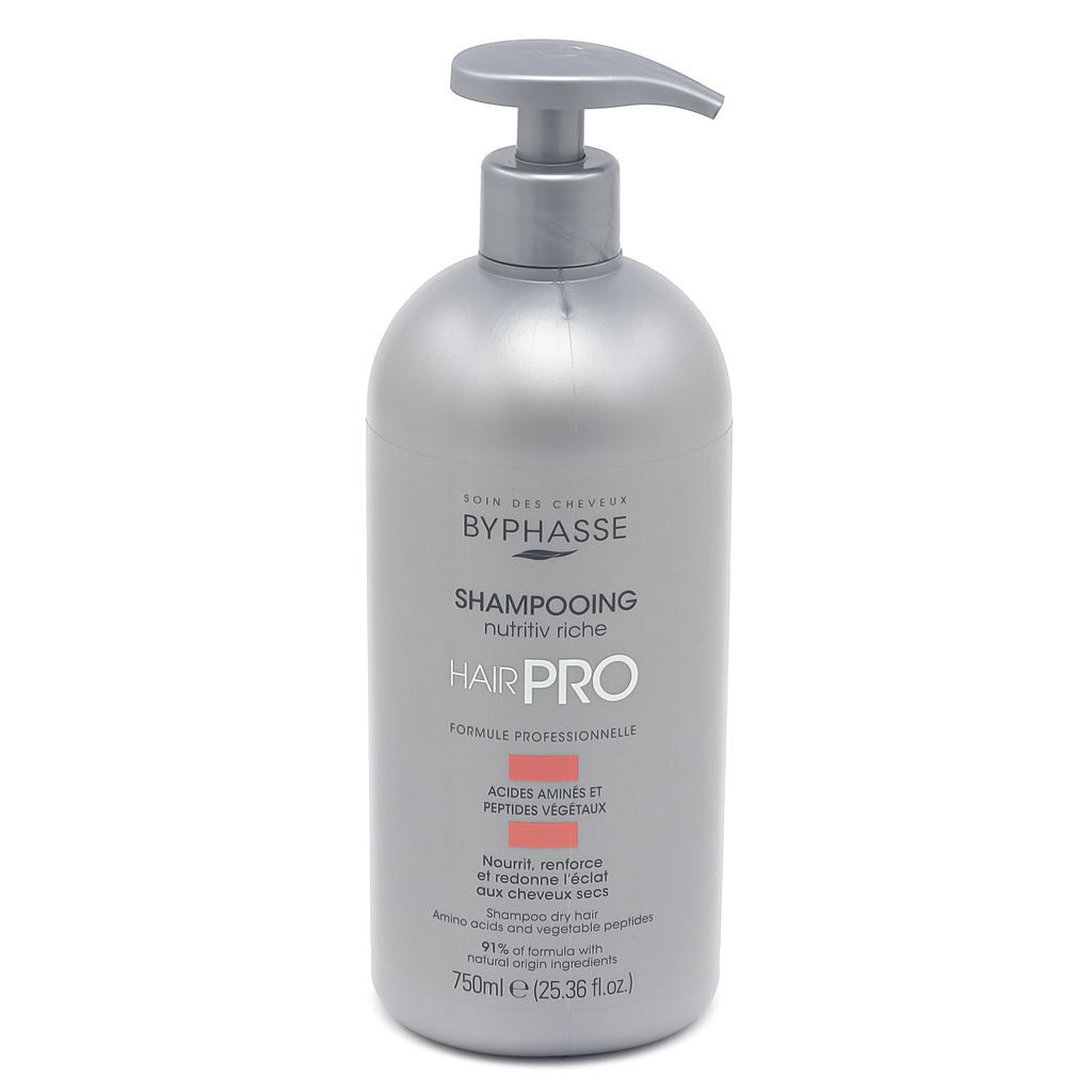 Byphasse shampoo 750ml Hair pro dry hair amine acids with pump