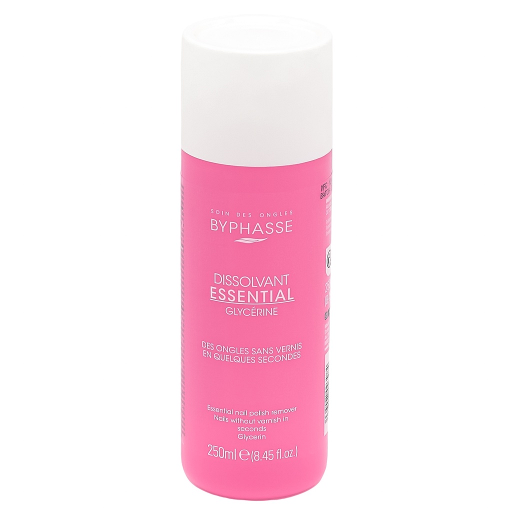 Byphasse nail polish remover 250ml essential