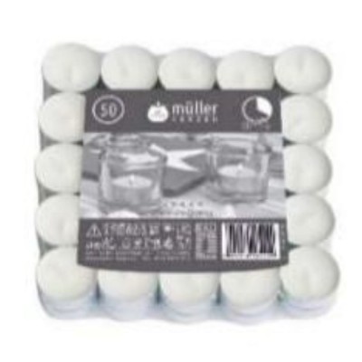 50 BOUGIES CHAUFFE PLAT - MULLER