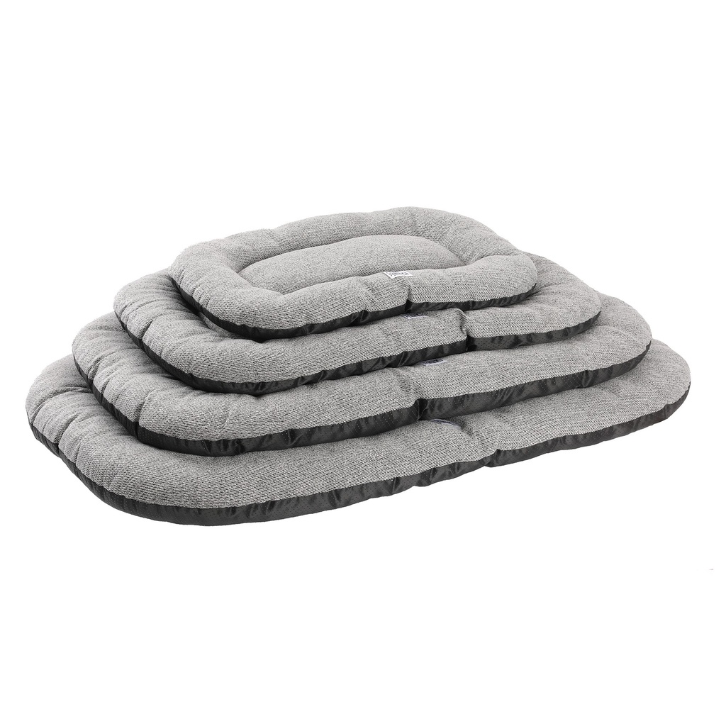 COUSSIN OVALE GRIS ANTIDÉRAPANT  60X40X6CM