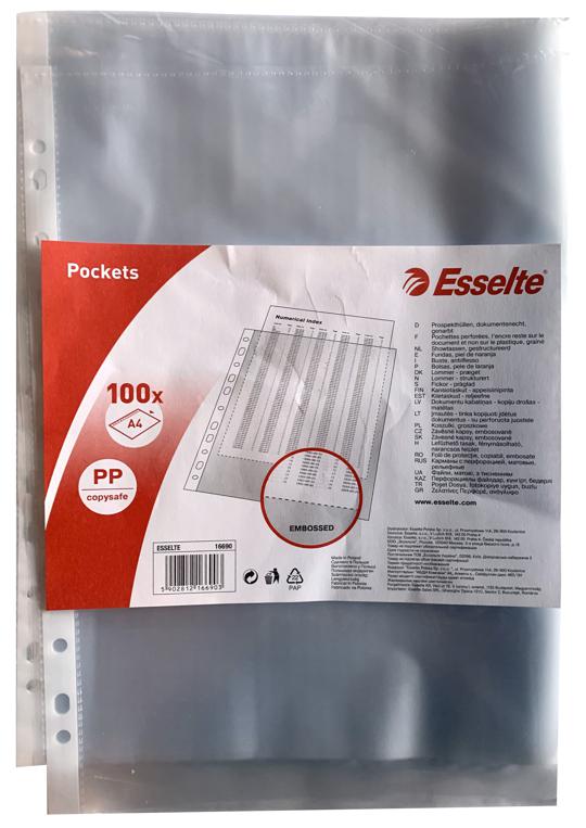 POCHETTES PERFOREES A4 - 100 PIÈCES