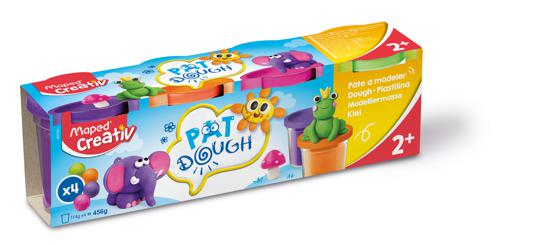 MAPED PAT DOUGH 4 COUL FUN