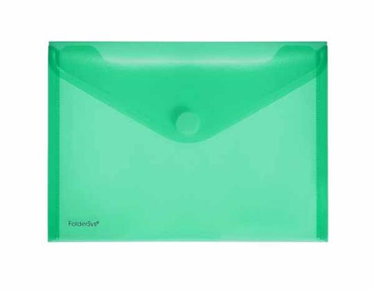 FOLDERSYS ENVELOPPE VELCRO A5 VERT