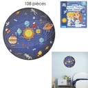 PUZZLE ROND SYSTEME SOLAIRE - 100 PIÈCES 