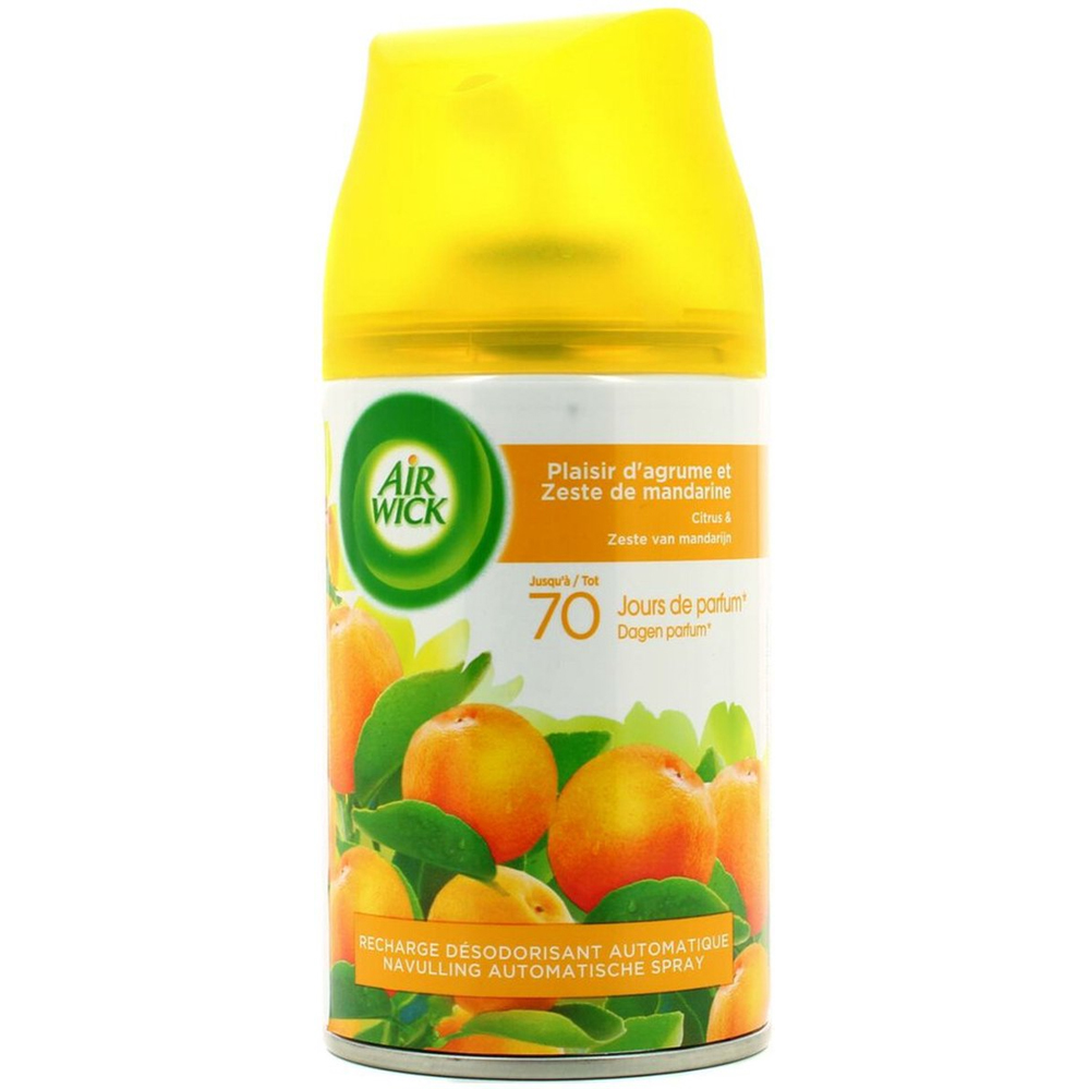 Air Wick Freshmatic 250ml Rech Agrumes&Mandarine Nl.Fr.De.