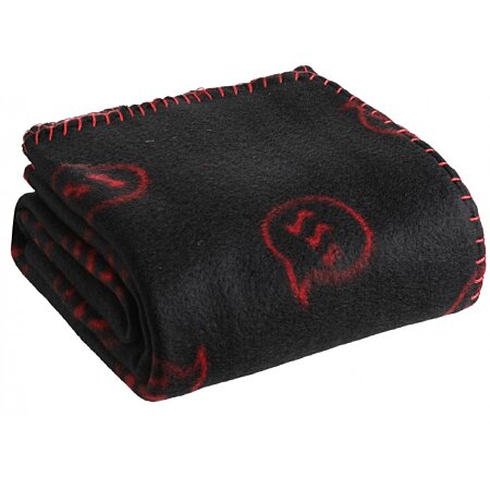 PLAID IMPRIME 100X70CMS DISPLAY DE 12 NOIR