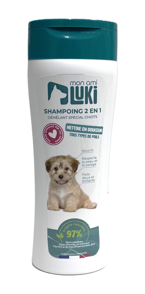 SHAMPOING 2 EN 1 CHIENS SPECIAL CHIOTS 300ML