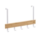 PORTE SERVIETTES POUR PORTE BLANC - NATUREO    