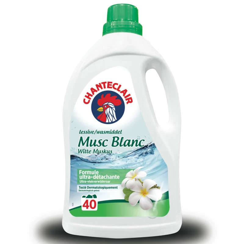 Chante Clair Lessive 40D 2L Musc Blanc Nl.Fr.