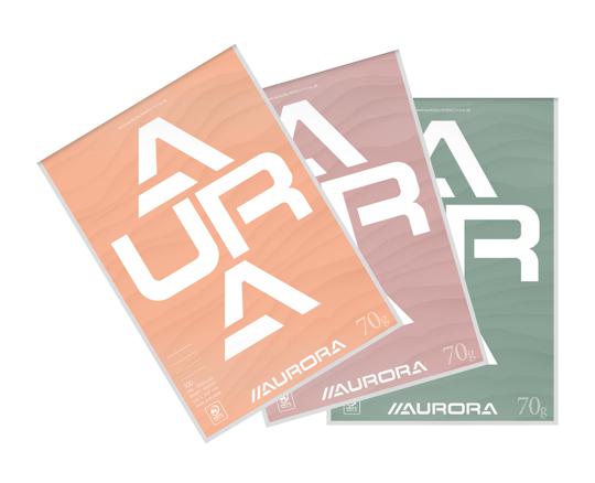 BLOC LETTRES AURORA A4 100F 1L