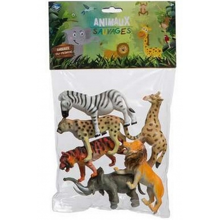 Atmosphera Figurines Animaux Sauvages Lot de 6 Jouet Enfant