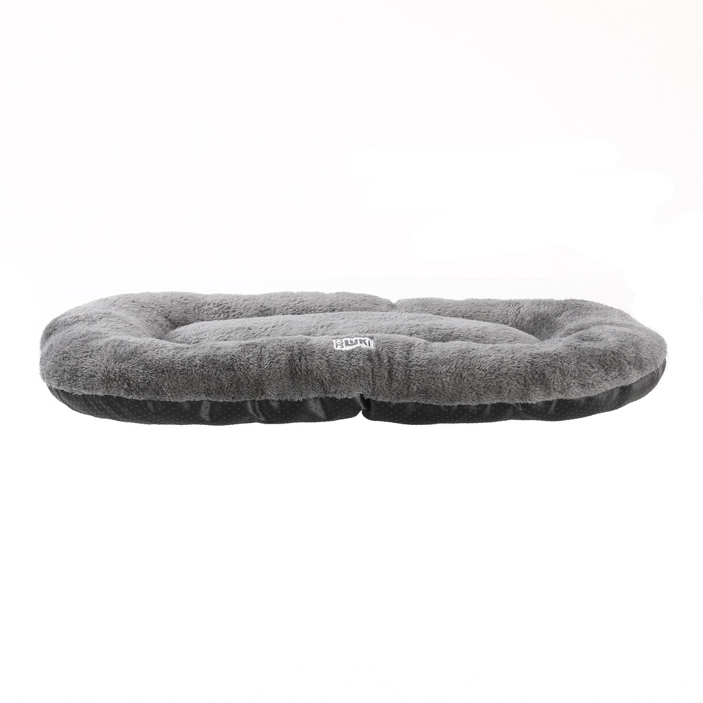 COUSSIN OVALE GRIS ANTIDÉRAPANT  60X40X6CM