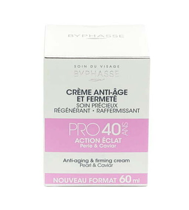 Byphasse crème anti-age pro40 perle et caviar 60ml